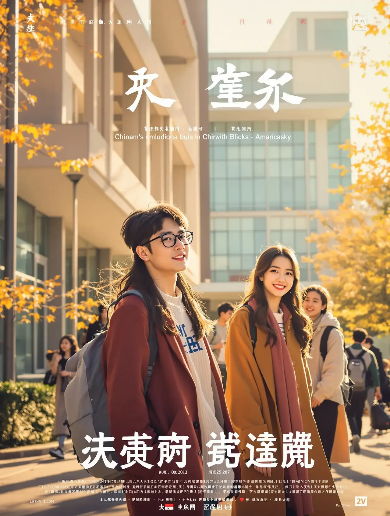 我的同桌是学霸 封面海报 - AI黄豆短剧